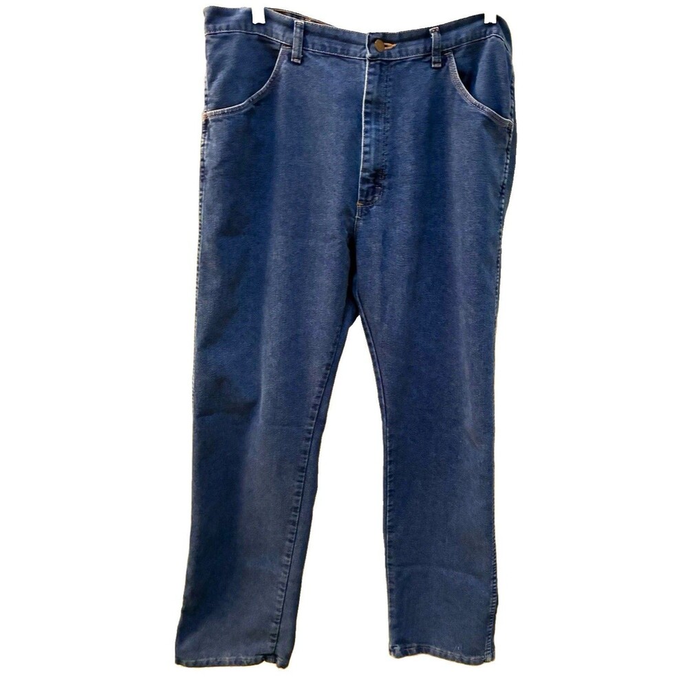 Wrangler Authentics Men’s Dark Wash Straight Leg Jeans 38x32
